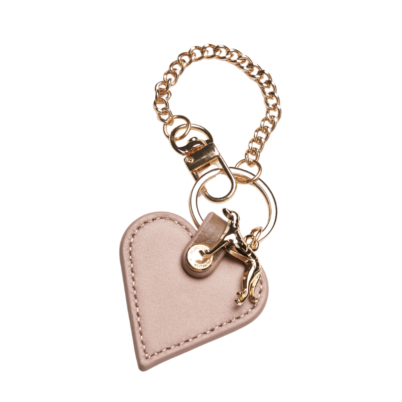 Heart bag charm sale