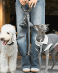 Indigo Leather Dog Leash - BONDIR