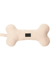 Pink Posh Tweed Squeaky Bone Dog Toy - BONDIR