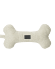 Frosty Jade Tweed Squeaky Bone Dog Toy - BONDIR