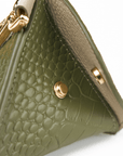 Emerald Leather Poop Bag - BONDIR