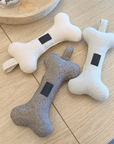 Tweed Squeaky Bone Dog Toy Set - BONDIR